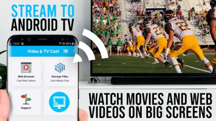 TV Cast (Google Cast) android App screenshot 1